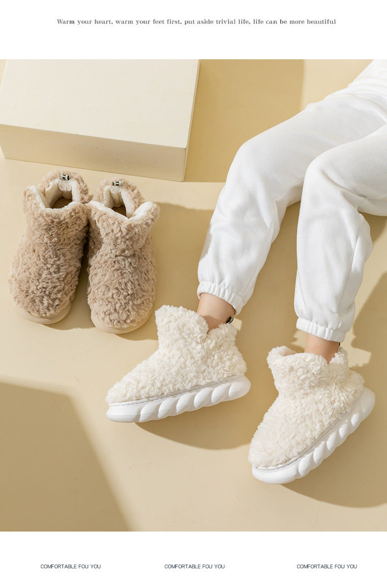 Winter insulated cotton woman's boots