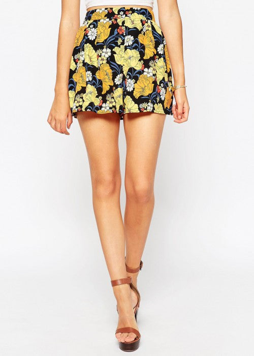 Retro Floral Shorts